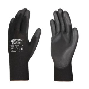 EMG133 PU Glove Bk